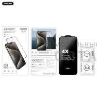 Защитное стекло 10-in-1 Supglass SG-01 4X Quadruple Strength Glass, для iPhone 14 Pro Max/15 Plus/16 Plus Защитное стекло 10-in-1 Supglass SG-01 4X Quadruple Strength Glass, для iPhone 14 Pro Max/15 Plus/16 Plus