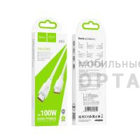 Кабель Type-C to Type-C HOCO X93 Force, 2.0м, 3.0A, PD 100W,  белый