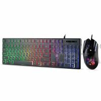 Комплект проводной игровой Клавиатура + Мышь Smartbuy Rush Sparkle SBC-251750G-K, черный (1/20)