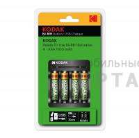 Зарядное устройство KODAK USB Overnight charger with 4 x 1100 mAh [K4AA/AAA]