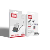 Переходник USB 2.0(f)-Type-C(m) Earldom ET-OT72, черный