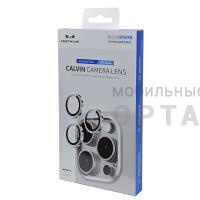 Защита на камеру KEEPHONE CALVIN, iPhone 16 Pro Max (6.9), Silver
