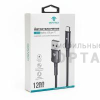 Кабель USB to Type-C плетеный Monarch J-Series 1.2м, черный