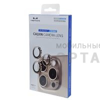 Защита на камеру KEEPHONE CALVIN, iPhone 16 Pro Max (6.9), Bronze