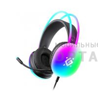 Игровая гарнитура DEFENDER Ignis, провод 2м, RGB, черный(1/12) Игровая гарнитура DEFENDER Ignis, провод 2м, RGB, черный(1/12)