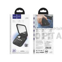 Кабель Type-C to Type-C HOCO U114, 28мм, 3.0A, PD 60W,  черный