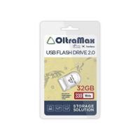 Флешка USB 32 Гб OltraMax 330, USB2.0, белый